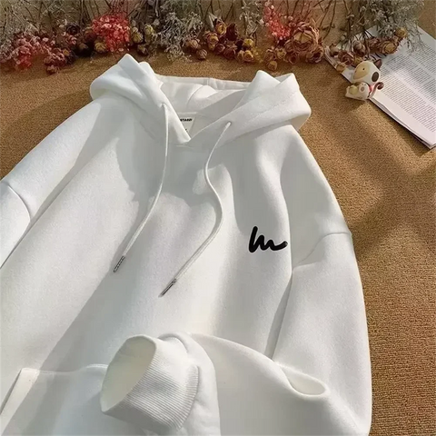 American Style Hooded Sweatshirt Trendy Oversize Loose-fit Top For Women Leisure Simple Tracksuit Sporty Comfortable Sportwear Zen fit plus American Style Hooded Sweatshirt Trendy Oversize Loose-fit Top For Women Leisure Simple Tracksuit Sporty Comfortable Sportwear Zen fit plus