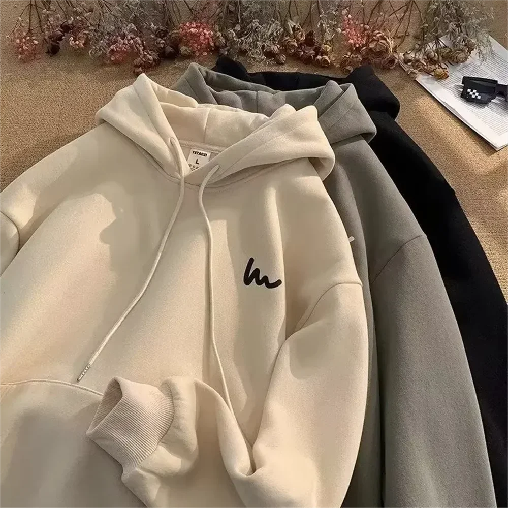 American Style Hooded Sweatshirt Trendy Oversize Loose-fit Top For Women Leisure Simple Tracksuit Sporty Comfortable Sportwear Zen fit plus American Style Hooded Sweatshirt Trendy Oversize Loose-fit Top For Women Leisure Simple Tracksuit Sporty Comfortable Sportwear Zen fit plus