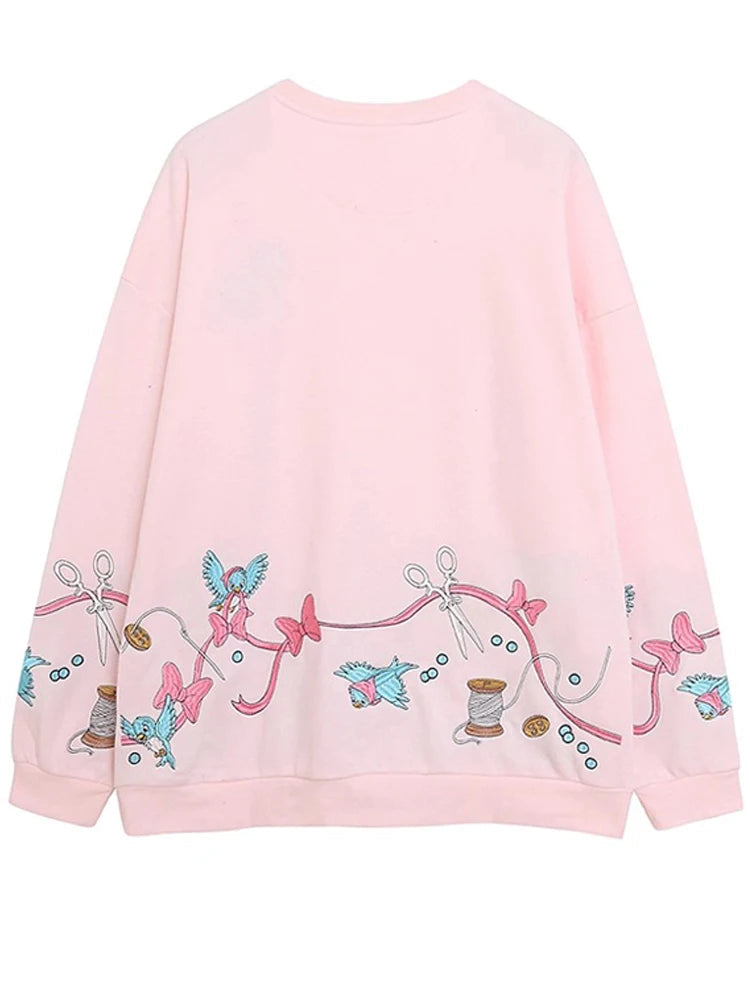 Disney Cinderella Princess Mickey Mouse Letter Cartoon Print Embroidery Fleece Sweatshirt Sweet Women O-Neck Pullover Jumper Top Zen Fit Plus Disney Cinderella Princess Mickey Mouse Letter Cartoon Print Embroidery Fleece Sweatshirt Sweet Women O-Neck Pullover Jumper Top Zen Fit Plus