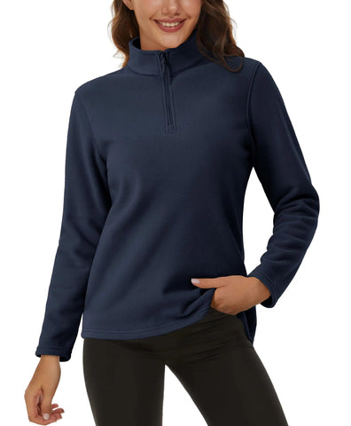 TACVASEN Stand Collar 1/4 Zip Fleece Pullover Womens Outdoor Sports Casual Tops Autumn Winter Lightweight Soft Warm Sweatshirt Zen Fit Plus TACVASEN Stand Collar 1/4 Zip Fleece Pullover Womens Outdoor Sports Casual Tops Autumn Winter Lightweight Soft Warm Sweatshirt Zen Fit Plus