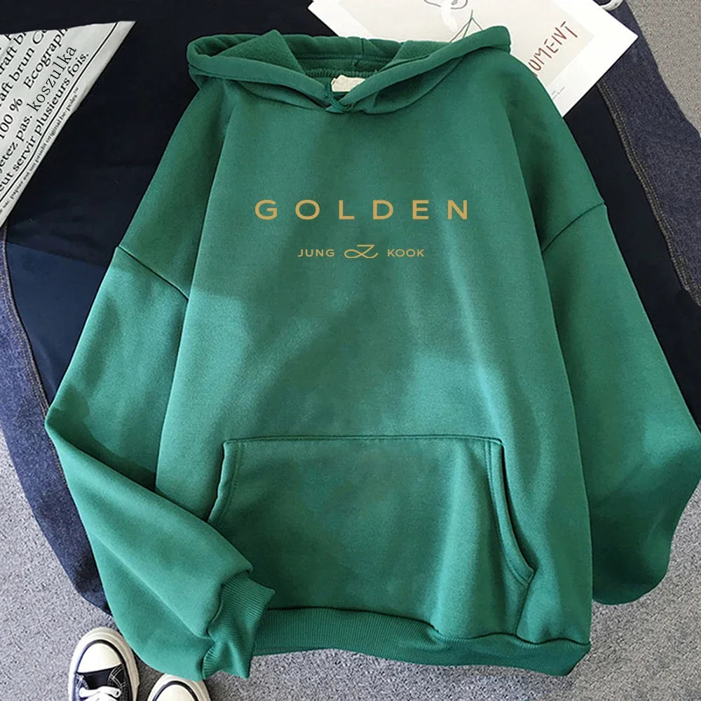JungKook Golden Hoodie Women Aesthetic Standing Next To You Hoodies Unisex Album Letter Print Golden Pullovers Sweatshirts Korea Zen fit plus JungKook Golden Hoodie Women Aesthetic Standing Next To You Hoodies Unisex Album Letter Print Golden Pullovers Sweatshirts Korea Zen fit plus
