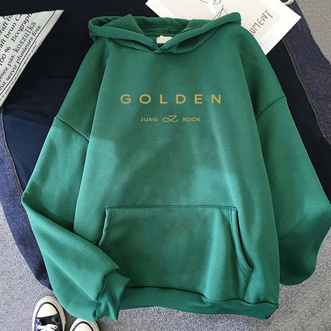 JungKook Golden Hoodie Women Aesthetic Standing Next To You Hoodies Unisex Album Letter Print Golden Pullovers Sweatshirts Korea Zen fit plus JungKook Golden Hoodie Women Aesthetic Standing Next To You Hoodies Unisex Album Letter Print Golden Pullovers Sweatshirts Korea Zen fit plus