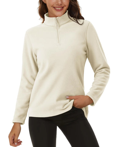 TACVASEN Stand Collar 1/4 Zip Fleece Pullover Womens Outdoor Sports Casual Tops Autumn Winter Lightweight Soft Warm Sweatshirt Zen Fit Plus TACVASEN Stand Collar 1/4 Zip Fleece Pullover Womens Outdoor Sports Casual Tops Autumn Winter Lightweight Soft Warm Sweatshirt Zen Fit Plus