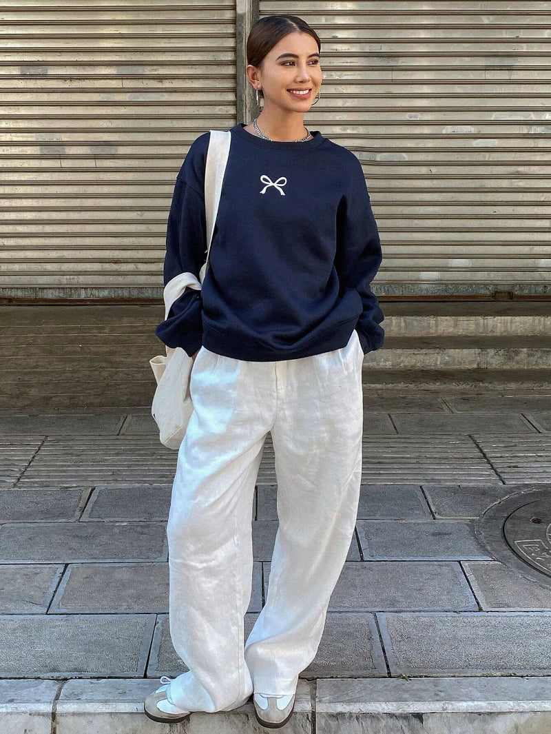 Casual Women's Sweatshirts Kawaii Bow Graphic Prints Pullover Comfortable Warm Oversize Hoodie Autumn Fleece Soft Female Clothes Zen Fit Plus Casual Women's Sweatshirts Kawaii Bow Graphic Prints Pullover Comfortable Warm Oversize Hoodie Autumn Fleece Soft Female Clothes Zen Fit Plus