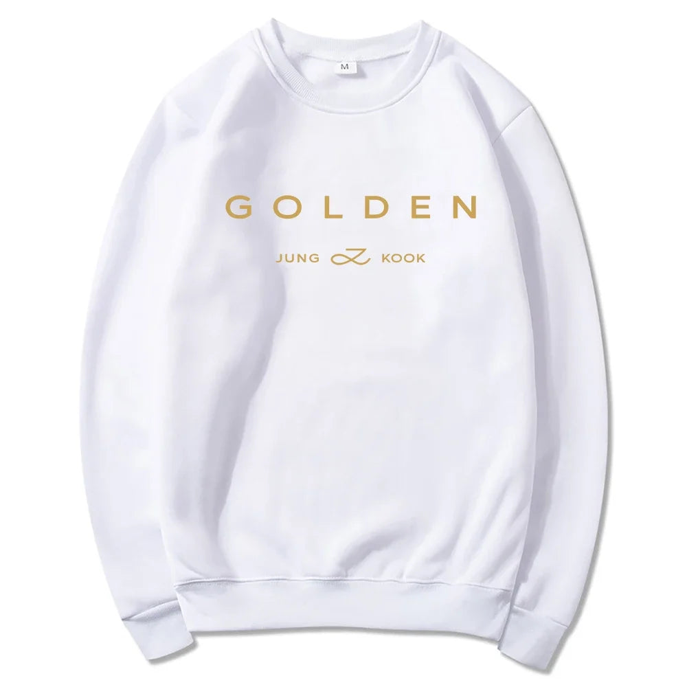 JungKook Golden Hoodie Women Aesthetic Standing Next To You Hoodies Unisex Album Letter Print Golden Pullovers Sweatshirts Korea Zen fit plus JungKook Golden Hoodie Women Aesthetic Standing Next To You Hoodies Unisex Album Letter Print Golden Pullovers Sweatshirts Korea Zen fit plus