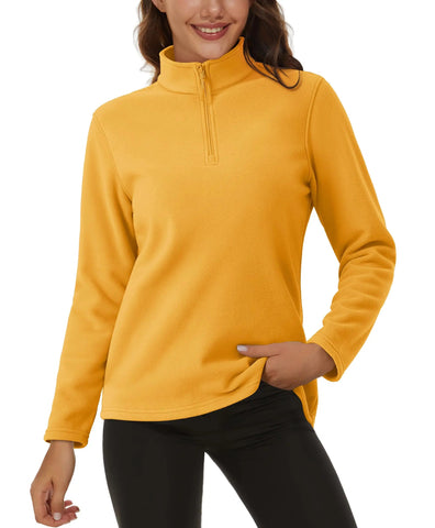 TACVASEN Stand Collar 1/4 Zip Fleece Pullover Womens Outdoor Sports Casual Tops Autumn Winter Lightweight Soft Warm Sweatshirt Zen Fit Plus TACVASEN Stand Collar 1/4 Zip Fleece Pullover Womens Outdoor Sports Casual Tops Autumn Winter Lightweight Soft Warm Sweatshirt Zen Fit Plus