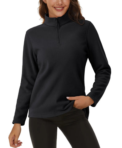 TACVASEN Stand Collar 1/4 Zip Fleece Pullover Womens Outdoor Sports Casual Tops Autumn Winter Lightweight Soft Warm Sweatshirt Zen Fit Plus TACVASEN Stand Collar 1/4 Zip Fleece Pullover Womens Outdoor Sports Casual Tops Autumn Winter Lightweight Soft Warm Sweatshirt Zen Fit Plus