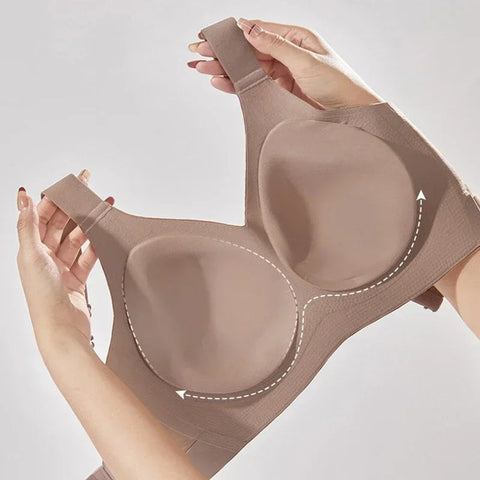 Women's Seamless Underwear, Thin Style, Large Breasts, Small Breasts, No Wires, Pull-up And Anti-sagging Large Size Bra Zen Fit Plus Women's Seamless Underwear, Thin Style, Large Breasts, Small Breasts, No Wires, Pull-up And Anti-sagging Large Size Bra Zen Fit Plus