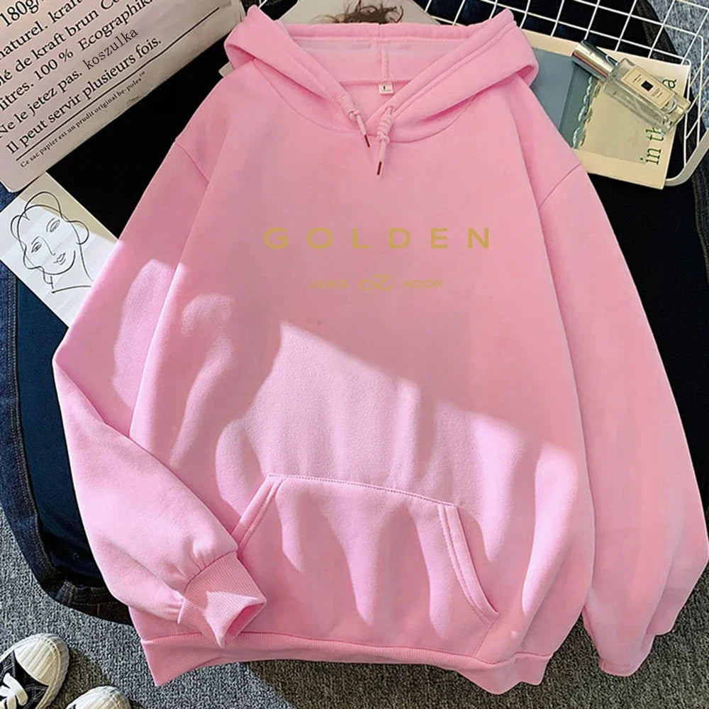 JungKook Golden Hoodie Women Aesthetic Standing Next To You Hoodies Unisex Album Letter Print Golden Pullovers Sweatshirts Korea Zen fit plus JungKook Golden Hoodie Women Aesthetic Standing Next To You Hoodies Unisex Album Letter Print Golden Pullovers Sweatshirts Korea Zen fit plus