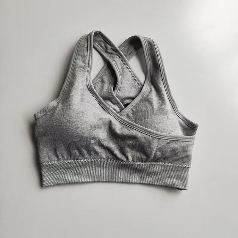 Tie Dyeing Seamless Yoga Set Gym Fitness Two Piece Set Women Clothing Sexy Back Crop Top High Waist Workout Leggings Sportswear