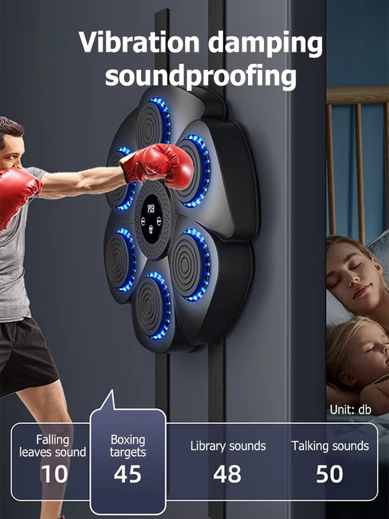 Smart Bluetooth Wall Mounted Boxing Trainer for Home Gym