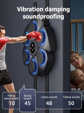 Smart Bluetooth Wall Mounted Boxing Trainer for Home Gym