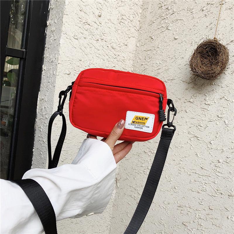 Unisex Crossbody Bag Oxford Cloth Diagonal Shoulder Bags Solid Color Satchels Fashion Leisure Trend Square Sling Handbags - Zen Fit Plus