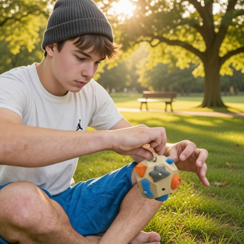 Finger Climbing Training Ball – Handmade Grip Strengthener Tool to Enhance Finger Muscle Power, Accuracy and Rock Climbing Performance