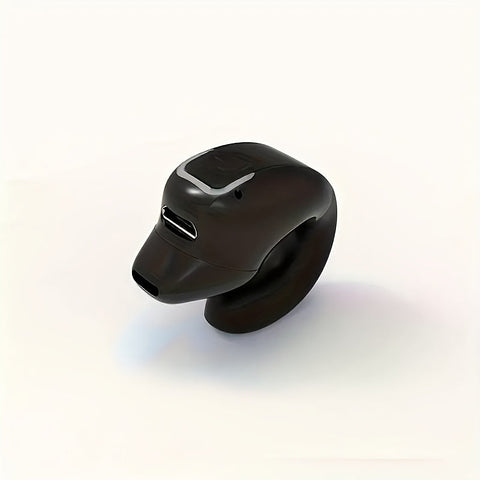 Clip-On Wireless Earbuds – Noise Cancelling Bluetooth Headphones with Panoramic Sound for Sports and Travel