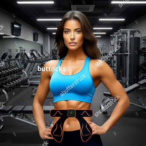 EMS Hip Trainer Buttocks Toner – Electric Glute and Ab Stimulator for Women and Men, Portable Fitness Muscle Shaping Device