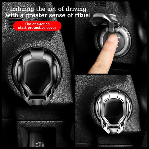Sleek Car Start Stop Button Cover