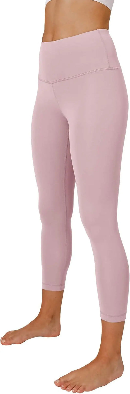 High Waist Ultra Soft Lightweight Capris - High Rise Yoga Pants