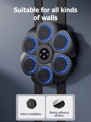 Smart Bluetooth Wall Mounted Boxing Trainer for Home Gym