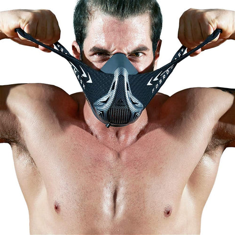 Fitness Training Elevation Mask – Resistance Breathing Sports Mask for Running, Cardio and Endurance Workouts