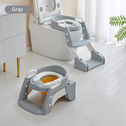 Adjustable Non-Slip Potty Training Seat –  Toilet Chair with Step Stool Ladder, Comfortable Handles, and Splash Guard for Safe and Stress-Free Toddler Toilet Training