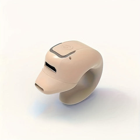 Clip-On Wireless Earbuds – Noise Cancelling Bluetooth Headphones with Panoramic Sound for Sports and Travel