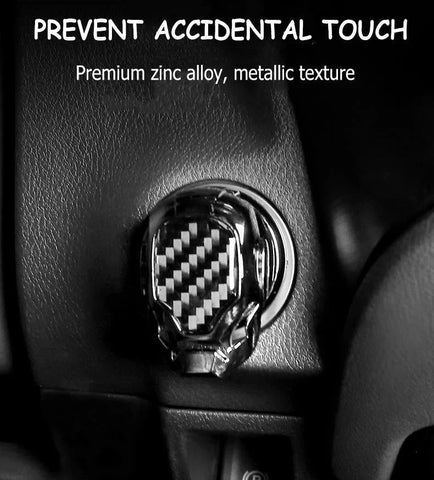 Sleek Car Start Stop Button Cover