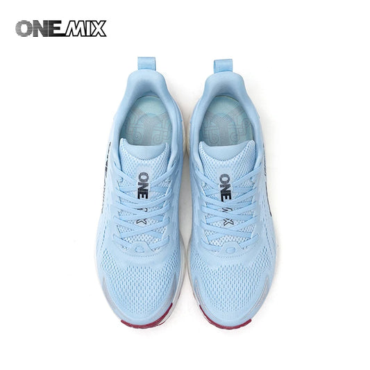 O-Resilio Running Shoes Men Cushion Stability Outdoor Sports Casual Mesh  Lace-up Lightweight Gym Jogging Sneakers