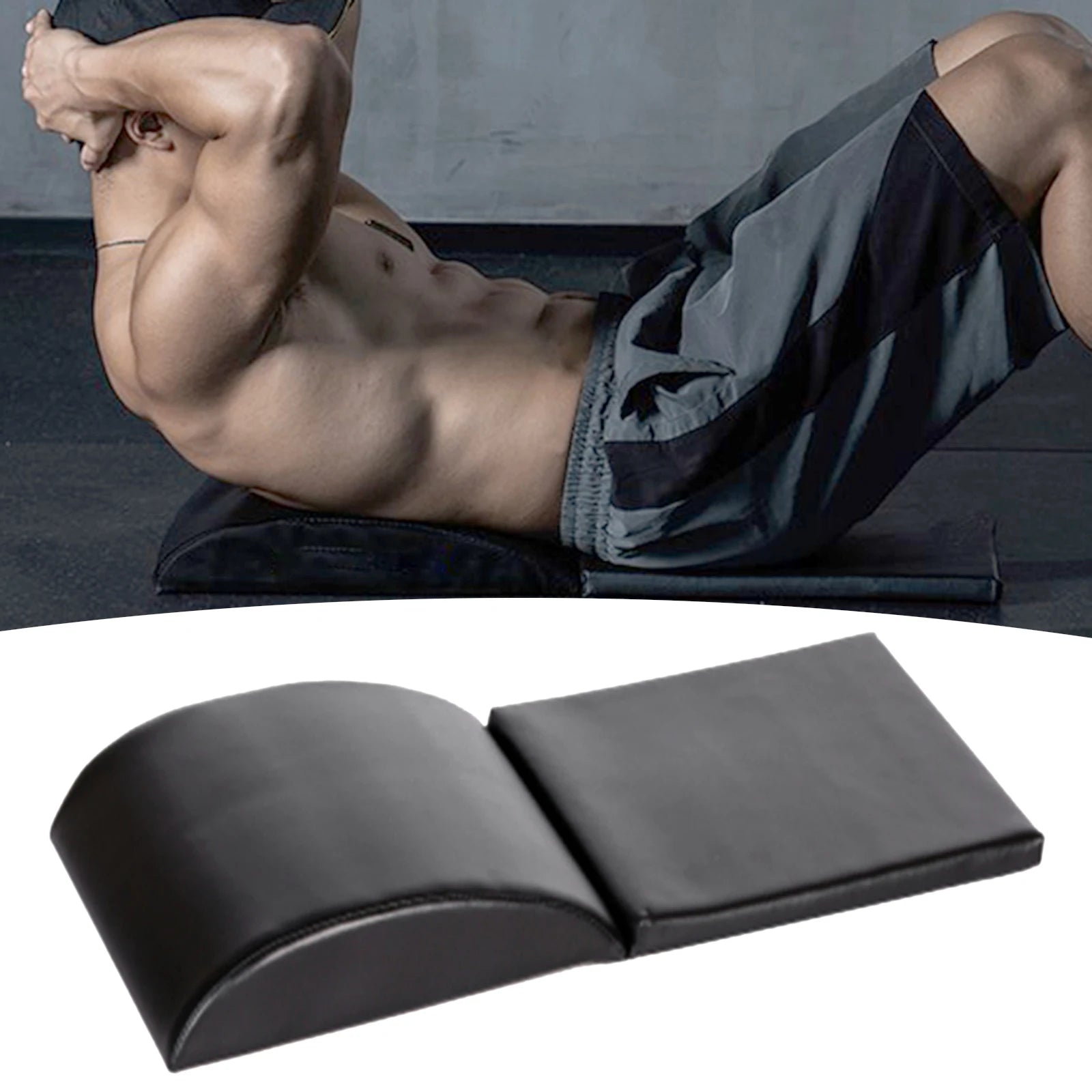 Ab Exercise Mat Tailbone Protection Core Training Foldable Lumbar Support Exerciser Sit up Pad Cushion Ab Workout Equipment Zen Fit Plus