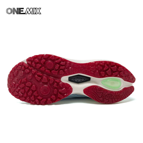 O-Resilio Running Shoes Men Cushion Stability Outdoor Sports Casual Mesh  Lace-up Lightweight Gym Jogging Sneakers