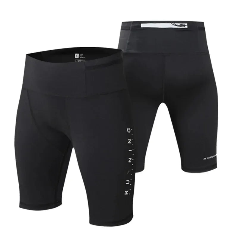 Men Women Tight Fitness Gym Shorts 2024 Summer Elastic Quick-dry Compression Workout Training Exercise Running Sports Shorts Zen fit plus