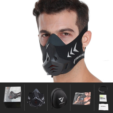 Fitness Training Elevation Mask – Resistance Breathing Sports Mask for Running, Cardio and Endurance Workouts