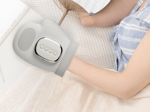 Electric Hand Massager Glove - Wireless Heated Airbag Compression with App Control for Palm & Finger Pain Relief Therapy