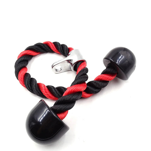 Gym Tricep Rope Pull Down Cable Rope Tricep Cord Pulldown Workout Exercise Back Fitness Strength Bodybuilding Training Equipment Zen fit plus