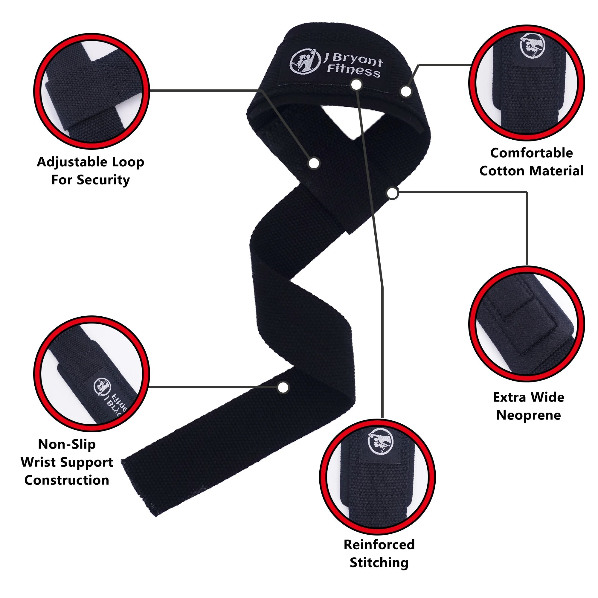 Barbell Pad Set with Carry Bag Weightlifting Wrist Wrap and Gym Ankle Straps for Lunges Hip Thrusts Powerlifting Deadlift Zen fit plus