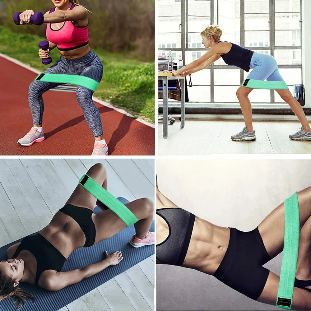 Fitness Resistance Band Buttocks Expansion Fitness Cloth Rubber Band Elastic Expander Suitable For Home Exercise Sport Equipment Zen fit plus