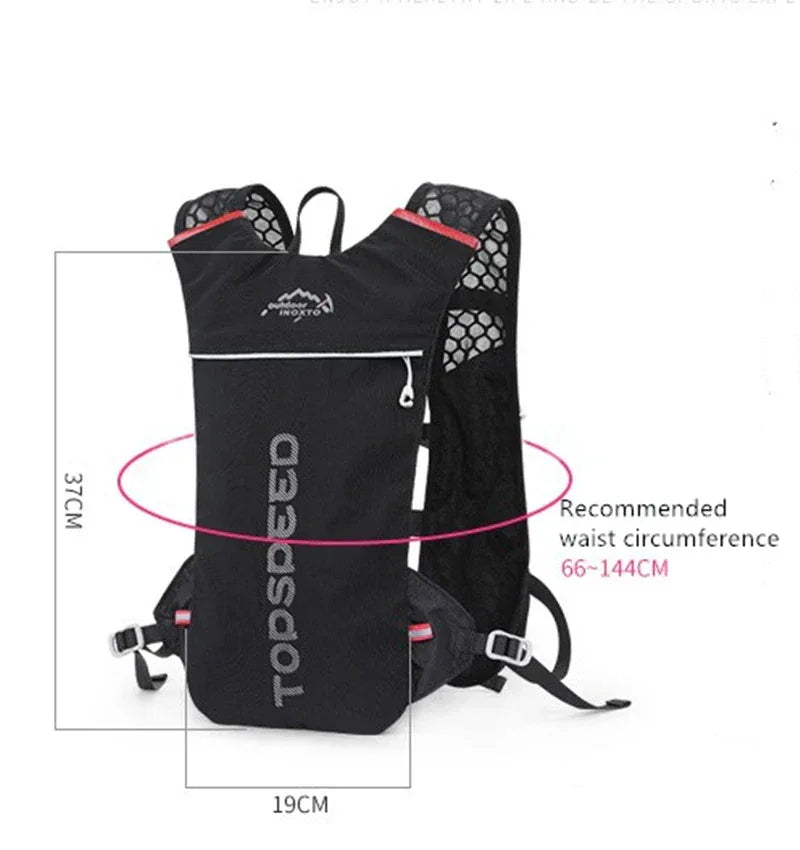 Outdoor Trail Running 5L Ultralight Backpack Hydration Jogging Vest Men Breathable Marathon Bicycle Bag Fitness Running Bag - Zen Fit Plus