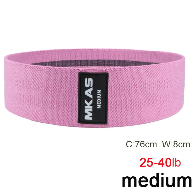 Long Booty Band Hip Circle Loop Resistance Band Workout Exercise for Legs Thigh Glute Butt Squat Non-slip Design Zen fit plus