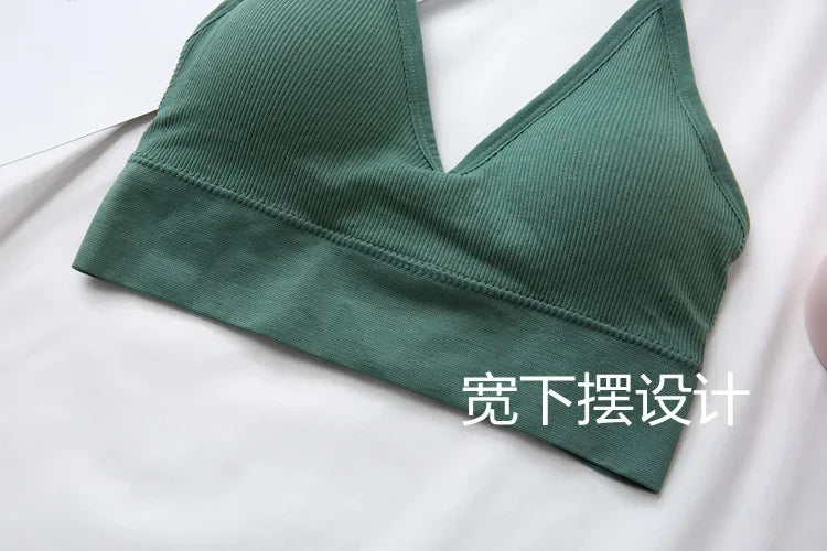 Women Sexy Crop Tops Tube Top Bra Female Streetwear Sleeveless Camis Seamless Sport Lingerie Tee Crop Top Bandeau Top Tanks - Zen Fit Plus