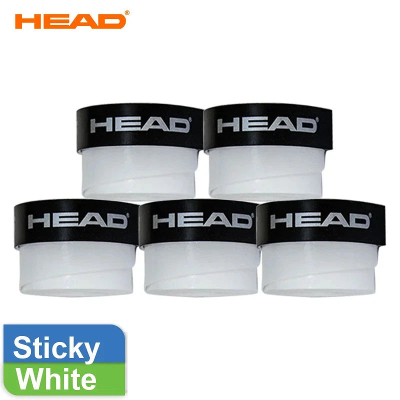 5Pcs HEAD Tennis Overgrip PU HEAD Tennis Racket Overgrip Absorption Grip Badminton Racket Handle Grip Tennis Grip Padel Tape Zen Fit Plus