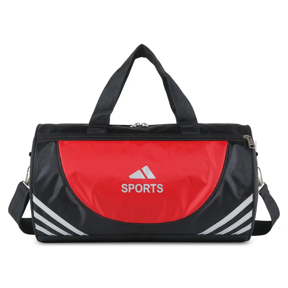 Waterproof Nylon Gym Bags Outdoor Yoga Sports Training Handbag Men Women Fitness Travel Storage Crossbody Sport Bags Zen fit plus