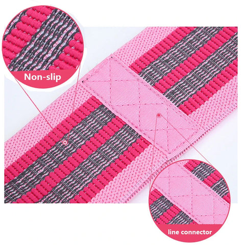 Fitness Resistance Band Buttocks Expansion Fitness Cloth Rubber Band Elastic Expander Suitable For Home Exercise Sport Equipment Zen fit plus