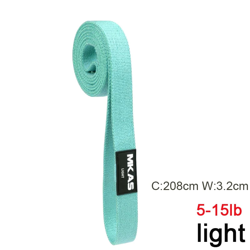 Long Booty Band Hip Circle Loop Resistance Band Workout Exercise for Legs Thigh Glute Butt Squat Non-slip Design Zen fit plus