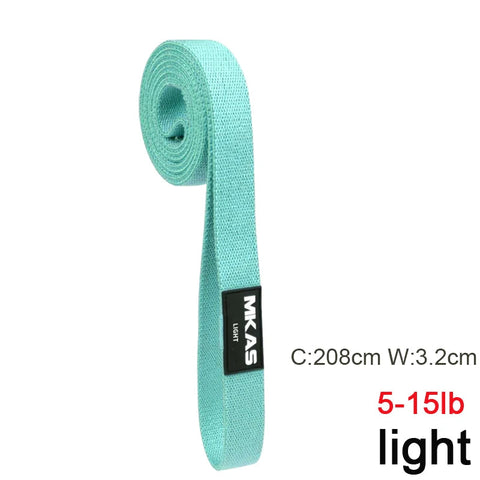 Long Booty Band Hip Circle Loop Resistance Band Workout Exercise for Legs Thigh Glute Butt Squat Non-slip Design Zen fit plus