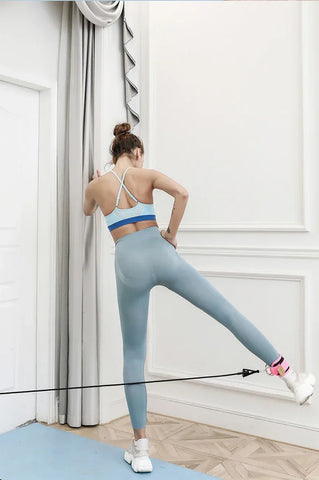 Fitness Ankle Straps Adjustable D-Ring Foot Support Cuffs Gym Leg Strength Workouts Pulley With Buckle Sports Feet Guard - Zen Fit Plus