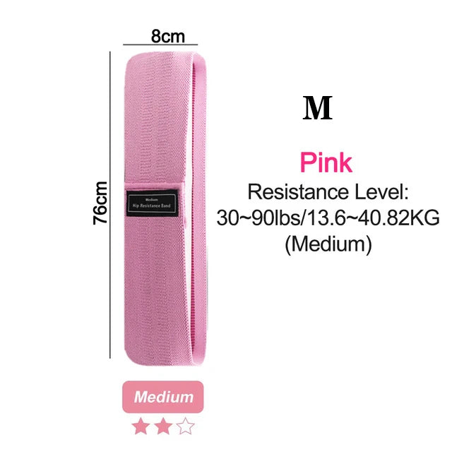 Fitness Resistance Band Buttocks Expansion Fitness Cloth Rubber Band Elastic Expander Suitable For Home Exercise Sport Equipment Zen fit plus