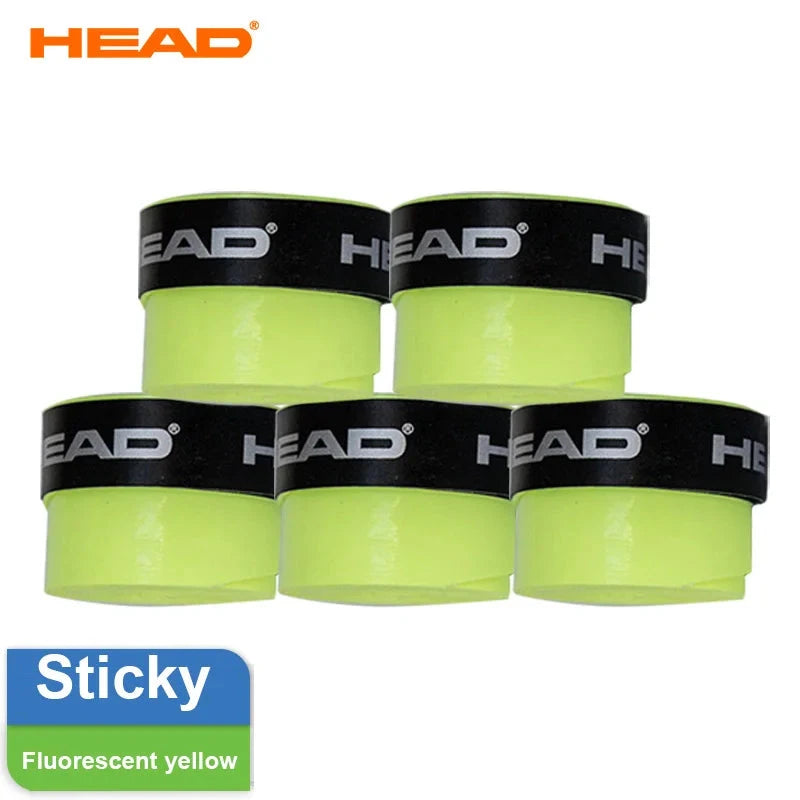 5Pcs HEAD Tennis Overgrip PU HEAD Tennis Racket Overgrip Absorption Grip Badminton Racket Handle Grip Tennis Grip Padel Tape Zen Fit Plus