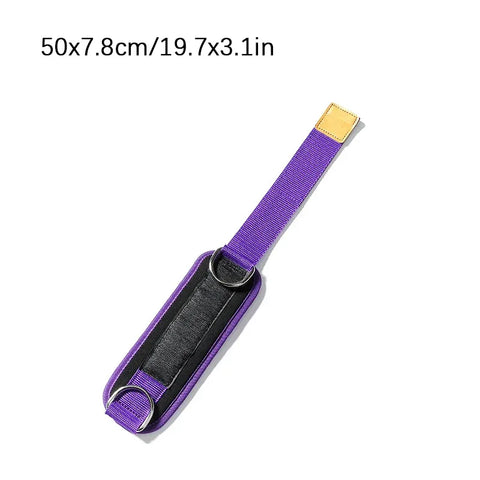 Fitness Ankle Straps Adjustable D-Ring Foot Support Cuffs Gym Leg Strength Workouts Pulley With Buckle Sports Feet Guard - Zen Fit Plus