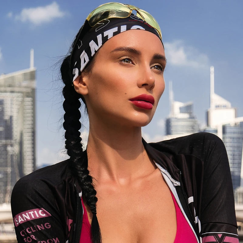 Santic Cycling Headband Outdoor MTB Road Bike Running Fishing Sports Headwear Summer Men Women Sunscreen Breathable Bandana Zen fit plus