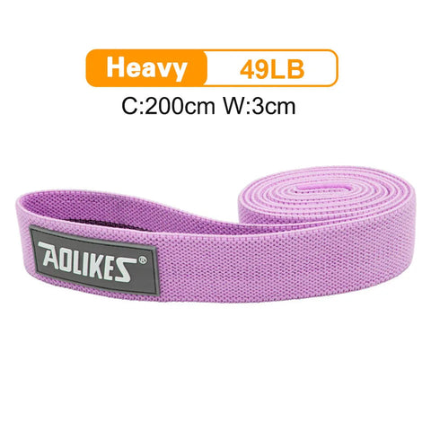 AOLIKES New Fitness Long Resistance Bands Workout Fabric Set Exercise Elastic Booty Bands For Pull Up Woman Assist Leg Zen fit plus